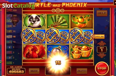 Скрин3. Turtle and Phoenix (3x3) слот