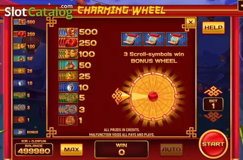 Скрин7. Charming Wheel (Pull Tabs) слот