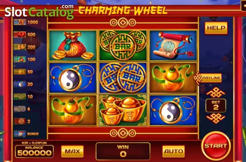 Скрин2. Charming Wheel (3x3) слот