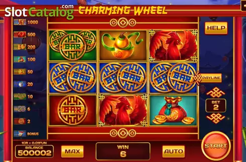 Скрин4. Charming Wheel (3x3) слот