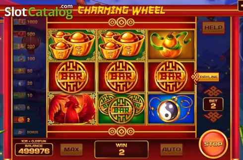 Скрин3. Charming Wheel (3x3) слот