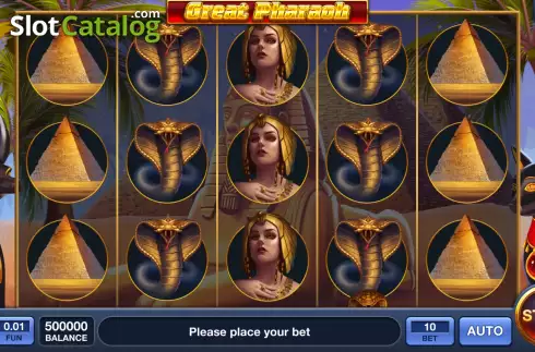 Скрин2. Great Pharaoh слот