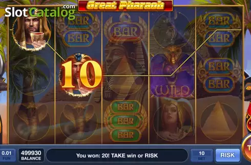 Скрин3. Great Pharaoh слот