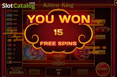Скрин5. Kitten King (3x3) слот