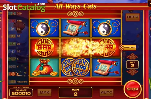 Скрин3. All Ways Cats (3x3) слот