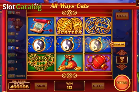 Скрин4. All Ways Cats (3x3) слот