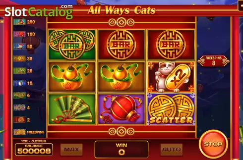 Скрин6. All Ways Cats (3x3) слот