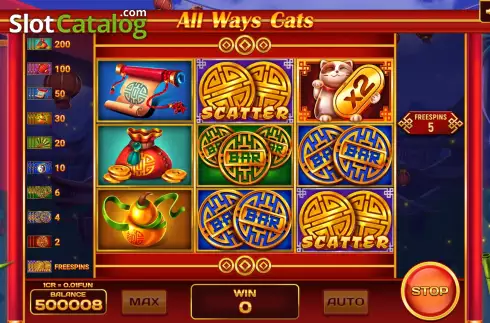 Скрин7. All Ways Cats (3x3) слот