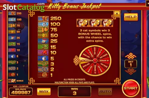 Скрин6. Kitty Bonus Jackpot (Pull Tabs) слот