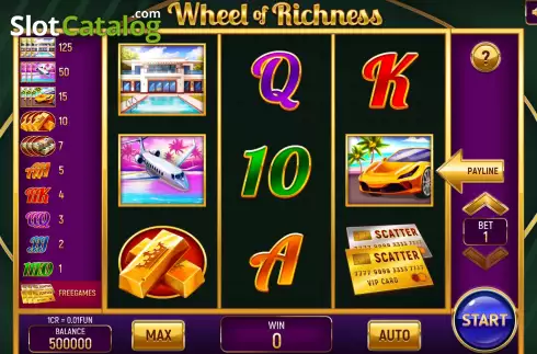 Скрин2. Wheel of Richness (3x3) слот