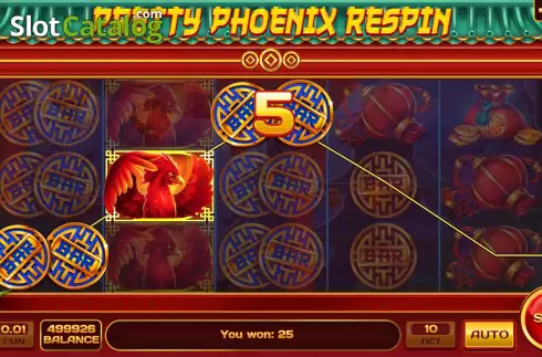 Скрин3. Pretty Phoenix Respin слот