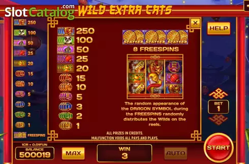 Скрин9. Wild Extra Cats (Pull Tabs) слот