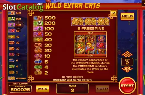Скрин6. Wild Extra Cats (3x3) слот