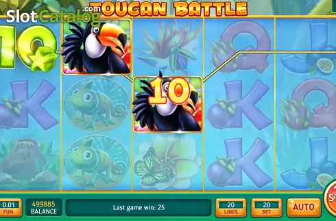 Скрин3. Toucan Battle слот
