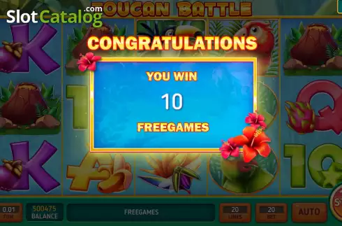 Скрин5. Toucan Battle слот
