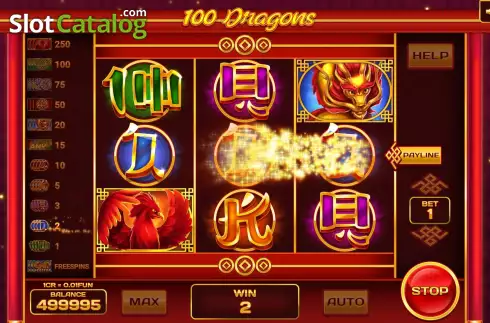 Скрин3. 100 Dragons (Pull Tabs) слот