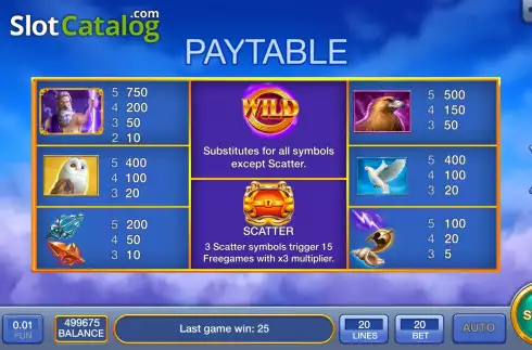 Скрин6. Sky God Zeus слот