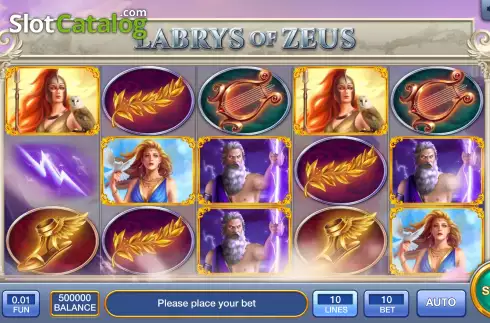 Скрин2. Labrys Of Zeus слот
