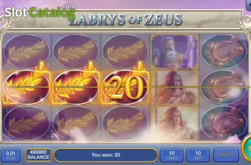 Скрин4. Labrys Of Zeus слот