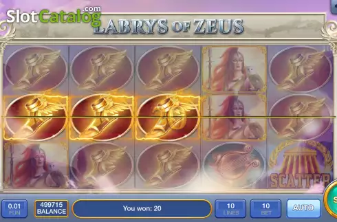 Скрин5. Labrys Of Zeus слот