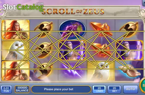 Скрин2. Scroll Of Zeus слот