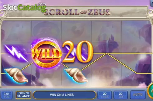 Скрин4. Scroll Of Zeus слот