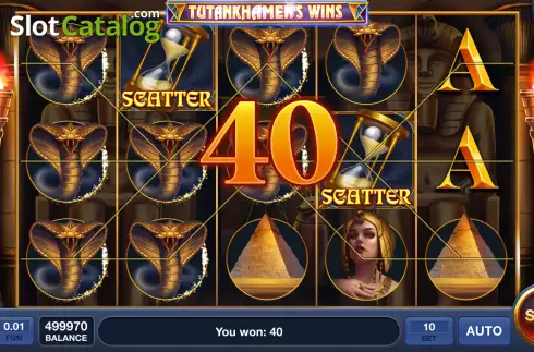 Скрин4. Tutankhamens Wins слот