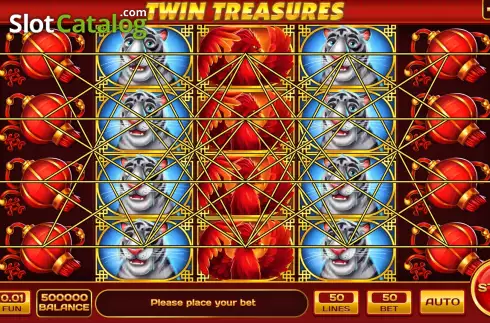 Скрин2. Twin Treasures слот