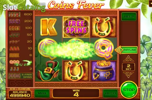 Скрин3. Coins Fever (3x3) слот