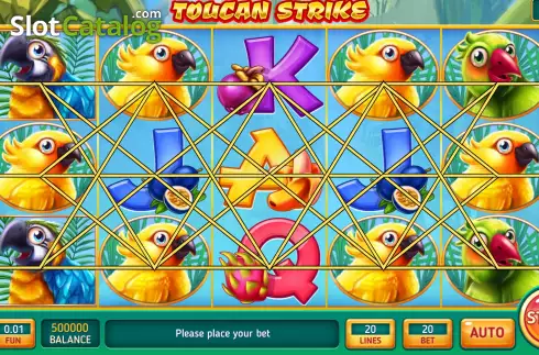 Скрин2. Toucan Strike слот