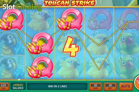 Скрин3. Toucan Strike слот