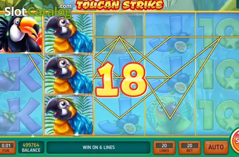 Скрин4. Toucan Strike слот