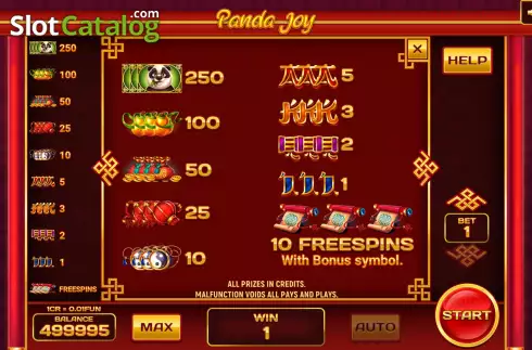 Скрин6. Panda Joy (Pull Tabs) слот