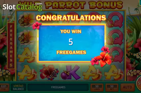 Скрин5. Wild Parrot Bonus слот