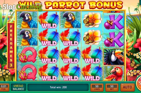 Скрин6. Wild Parrot Bonus слот