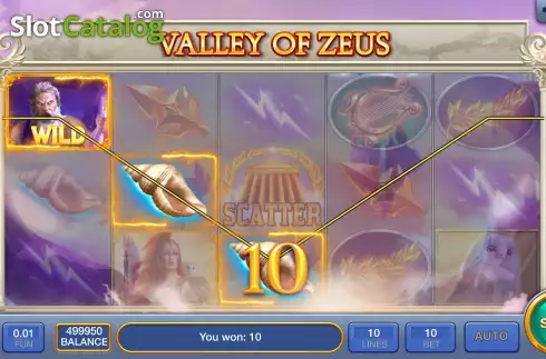 Скрин3. Valley of Zeus слот