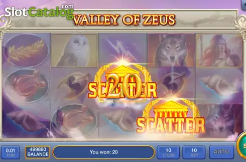 Скрин4. Valley of Zeus слот