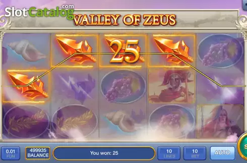 Скрин5. Valley of Zeus слот