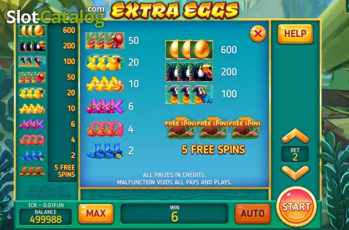 Скрин9. Extra Eggs (3x3) слот
