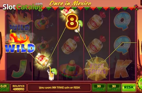 Скрин3. Once In Mexico слот