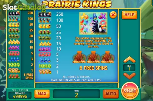 Скрин6. Prairie Kings (Pull Tabs) слот