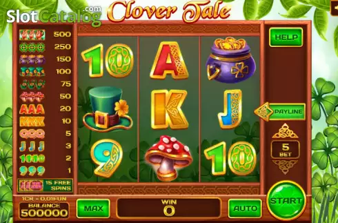 Скрин2. Clover Tale (Pull Tabs) слот