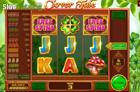 Скрин3. Clover Tale (Pull Tabs) слот