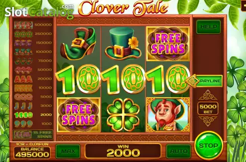 Скрин3. Clover Tale (3x3) слот