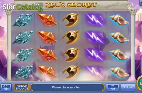 Скрин2. Zeus Secret слот