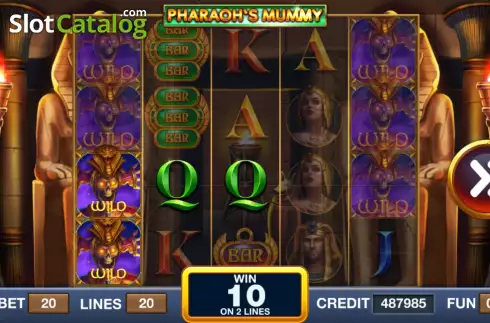 Скрин4. Pharaohs Mummy слот