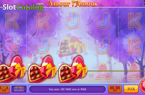 Скрин3. Amour LAmour слот