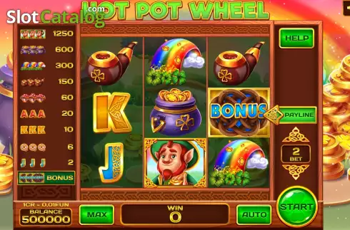 Скрин2. Hot Pot Wheel (3x3) слот