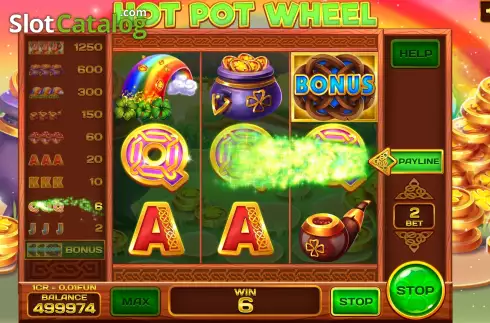 Скрин4. Hot Pot Wheel (3x3) слот
