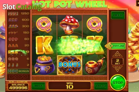 Скрин5. Hot Pot Wheel (3x3) слот